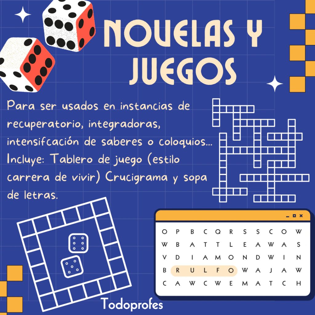 Novelas y juegos