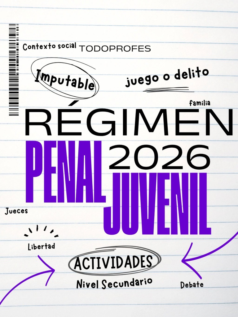 Régimen penal juvenil 2026